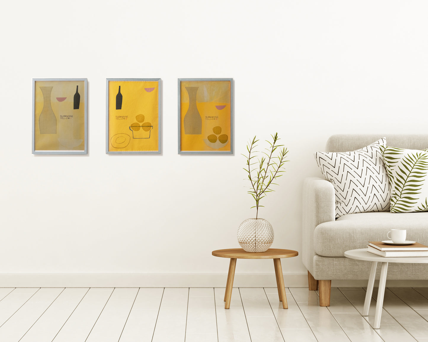 Vessels   – Submarine yellow 1 & 2, screenprints